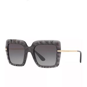 Dolce & Gabbana DG6111-504/8G-51 Women's Gray Gradient Lens Square Sunglasses